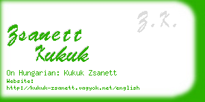 zsanett kukuk business card